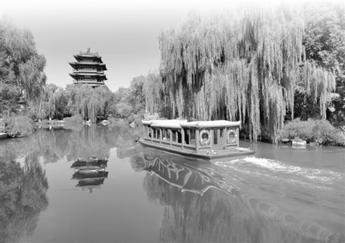 济南大明湖景区风景 记者 王晓峰 摄